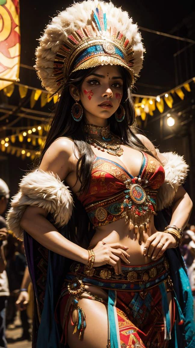 High definition picture quality, 8k photo, intricate details: 1.2, cinematic lighting, Brazilian Anitta, carnival costume , , , , --q 1, DSLR --v 6 --s2