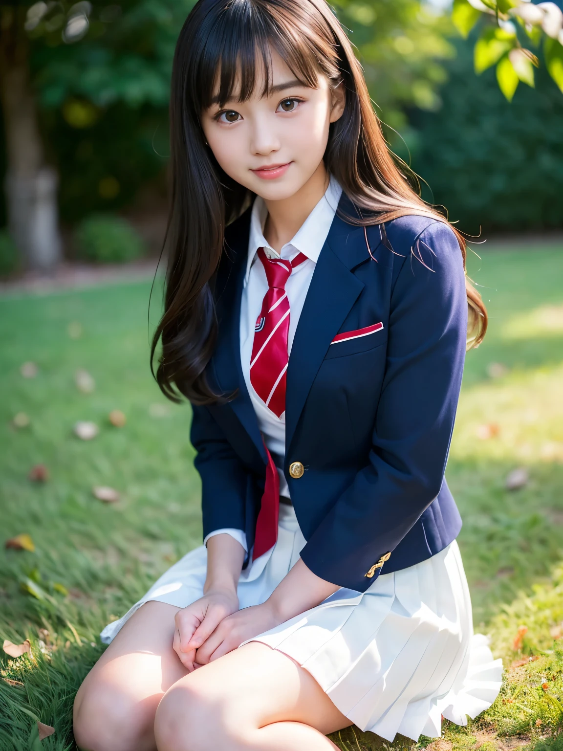 Close up portrait of woman walking in park in uniform、Japan Person Model、Young Sensual Gravure Idol、Young cute gravure idol、Realistic Young Gravure Idol、Realistic sensual gravure idol、Young gravure idols、sophisticated gravure idol、奈良美智、Young skinny gravure idol、beautifull asian girl ever、ulzzang -6500-v1.1, (Raw foto:1.2), (Photorealsitic:1.4), a beautiful detailed girl, extremely detailed eye and face, beatiful detailed eyes, Ridiculous, unbelievable Ridiculous, huge filesize, ultra-detailliert, hight resolution, ighly detailed, top-quality, masterpiece, Kemomimi, ((Japanese girls' high school uniform)), illustratio, ighly detailed, nffsw, unification, 8k wallpaper, magnifica, finely detail, masterpiece, top-quality, Highly detailed ticker uniform 8k wallpaper, Light on the Face、电影灯光、yo girl、((witheout panties))、((dynamicposes)))、(camel's toe)、(half)、(panthyhose)、(Sitting on legs bending the knees))ulzzang-6500-v1.1, (Raw foto:1.2), (Photorealsitic:1.4), a beautiful detailed girl, extremely detailed eye and face, beatiful detailed eyes, Ridiculous, unbelievable Ridiculous, huge filesize, ultra-detailliert, hight resolution, ighly detailed, top-quality, masterpiece, Kemomimi, ((Japanese girls' high school uniform)), illustratio, ighly detailed, CG, unification, 8k wallpaper, magnifica, finely detail, masterpiece, top-quality, Highly detailed CG uniform 8k wallpaper, Light on the face、电影灯光、16yo girl、((witheout panties))、((dynamicposes)))、(camel's toe)、(half)、(panthyhose)、(Sitting on legs bending the knees))