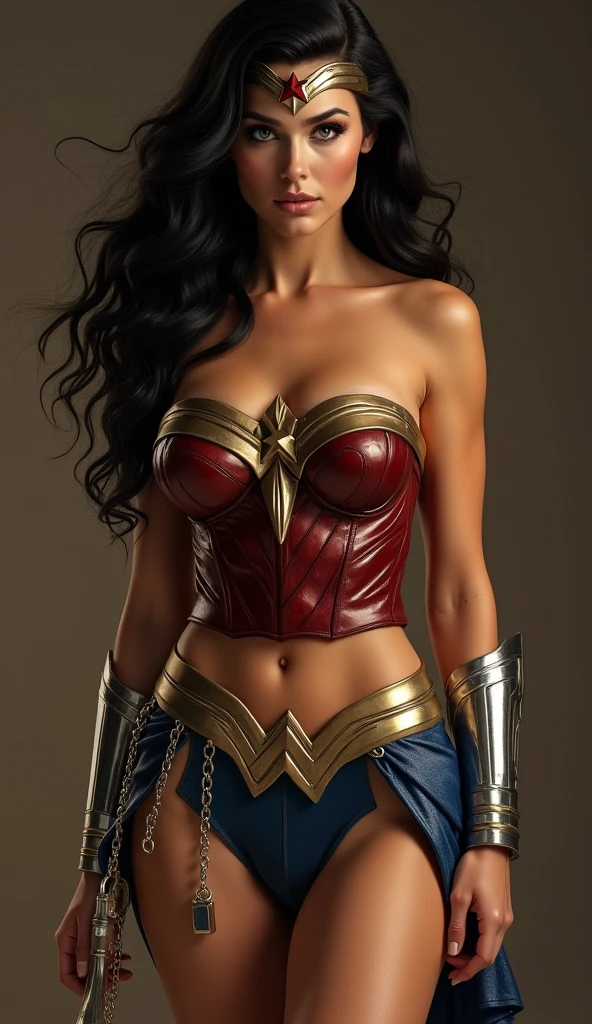 (((Fuchsia Corset))),(((De primerísimo primer plano una hermosa mujer wonder woman Vikingo))) (((Fitness build with muscles in his arms and legs))),(((Wearing a red corset))),(((Emblema wonder woman gigante color plata en su busto))),(((Large long metal bracelets in black))),(((Black metal boots))),(((Wide and thick silver-colored metal diaema on her forehead))),(((With a large red star-shaped jewel))),(((Giant Broad-Brimmed Sword))),(((Tattoos on one of his arms))),(((Beige sheepskin cape))),(((Sheepskin on his shoulders))),(((Falda wonder woman sobre el traje enterizo))),(((wonder woman)))