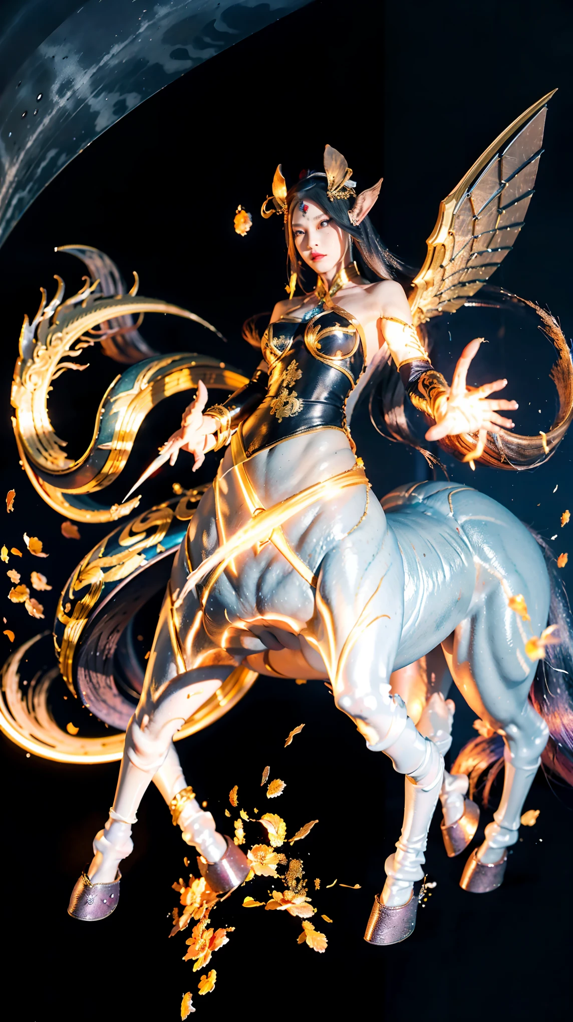 creates an epic picture ,超大广horn、Ultra deep depth of field ,Super focal length 、Super-sharp 、Super complex、 super detailed 、 super realistic 、 are colorful、 supernaturalism ,使用全方位立体移动镜头多horn度拍摄为观众呈现超宏大神奇嘉年华盛况实景。 The Three Realms of the Multiverse(Elite Club :2),Exceed(9位女皇horn色:2):( Integrated Cyber Centaur Half Man Half Horse、 Fire Phoenix Girl 、Fairy of the Wind 、Mermaid Kraken 、 Princess Sphinx Catwoman 、 Empress Demon Dragon 、Versatile Elf Queen、 The Succubus Queen Tifflin ),每位horn色具有独特的外观特征和魔法能力, Special Organs 、Artifact Equipment、Special scenes and natural phenomena,Clearly layered,Lively action,Creative Layout , geometry segmentation scene, Dynamically distributed material , Dragon Queen Blue Purple Tights , Exquisite Combination Scenes , super sexy 、 Super Curve 。 Inclusive Display , details are true ,Super intricate details, ultimate clarity , Ultra high quality output , makeup fine-tuning to make facial features 、 asymmetrical appearance , neoclassical Chinese and Western style (Dress、Casual Clothes、Warframe、 cyberpunk、Wedding Dress), Advanced Brush Tool , Combining Mythical Legends and Monster Characteristics (horn、tail、Tentacles、Wings、Feather、scale、nail、hoof、Anti-Joint 、Arthropod、fur、Chitin 、Pattern、Tattoo、, ornate decorations, etc. :2), Physiological Perfection、 standard medical beauty 、 Biological Adjustment , Super Giant Teardrop Papaya Big Chest 、Round and straight、Enchanting and sexy、Low body fat percentage ,The infinitely changing miracle magic decoration ( invisible coding :2), Epic Super Magnificent Magical Carnival Scenes 。Perfect childlike look,Perfect muscle lines, Narrowed Ribs 、Smooth shoulder blades、纤瘦腰腹与 Super Giant Teardrop Papaya Big Chest 形成强烈反差,Long body 、Beautiful curves、 Proud Business Line , Special Moves : Side knee bends、 Straightens waist and raises head、 Bunny jumps with hands behind back、 Spreads and raises knees、 Lifts head on the ground、Side bends、one knee up、 Group Ballet, etc. , Frequent interaction ,Lively action, Jade horizontal chest 。City mountains glow,Vegetation is abundant, Neon Symbols Float , The blurred outer space superstructure park logo glides through the sky 。Refer to Onlyfans 、 tiktok 、 Douyin and other social media materials , Using Mindjourney 、 Stable Diffusion advanced brush tool 、 Material Texture Pack、Special model library、Real Motion Capture Library。Fun,Light Code , Commercial Giant Production , Clean Picture ,True story,Vivid image, Turing Test ,Micro-expression,Grand Prize Entry,Focus on people, Highlight Moments ,Magnificent epic,Sacred,Group of people, Illusory Aura , holiday atmosphere, Fire Flash ,Colored smoke,tension,Rendering,jelly,} Lens Language ,A metaphor for concentrated computing power 、Implicit 、 Implies (Hall of Fame Characteristics、性tension::1.8)。