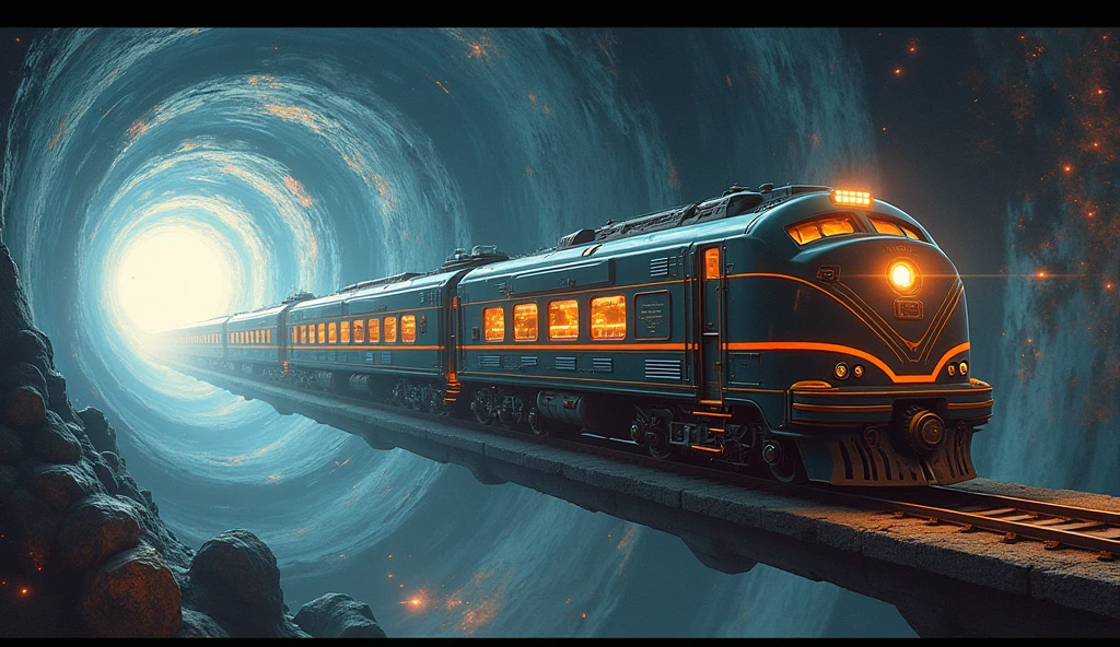 Time-Traveling Train, science fiction