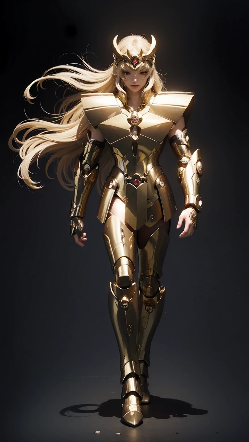 Gemini Armor, gold armor,1girl, armor, Dramatic skies, looking at the audience, armor, Shut up, Upper Body, Serious, helmet, On the Greek temple bridge, whole body.  boots,Solo, Smile, Red Eyes, White long Hair, High Resolution, Masterpiece, High Details, High Quality, Super Detailed, Best Quality, huge boobs, feminisme, sexy, full body, The atmosphere is dramatic and cinematic, with soft, diffused lighting and a sense of quiet power and mystery." Highly detailed, photographic, full body, Athena temple, Belly appear, huge boobs, highly detailed