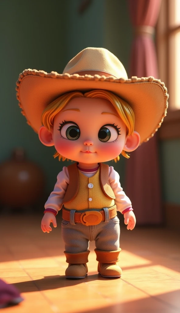 Toy Story, Cowboy hat, perfect eyes, no eyelash, cute Woody Cowboy Toy Story by Pixar funko big head