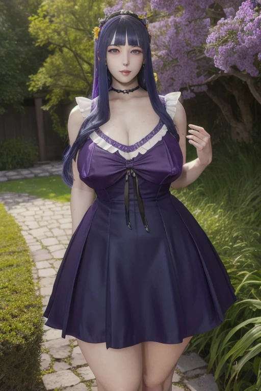 <lora:fiona:0.8>,1girl, bangs, bare shoulders, purple collar, purple eyes, purple corset,purple miniskirt,white thighhighs, blush, breasts, cleavage, collar, collarbone, detached collar, purple hair, huge breasts,high heels,corset, kyuubi, large breasts, long hair, looking at viewer, off shoulder, simple background, solo, very long hair, white background,(masterpiece:1.4),(best quality:1.4),(shiny skin),realistic <lora:japaneseDollLikeness_v10:0.3>,