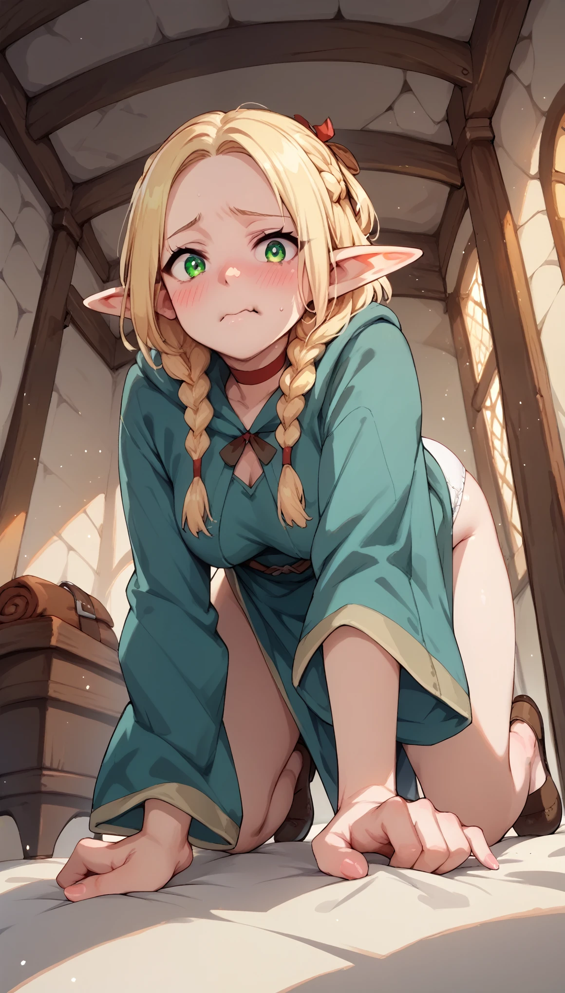 estilo de desenho animado, JS_Estilo DFS, big head, Esposa perfeita, shortstackBT, sagging breasts, boba:1.5!, mini-milf, mini elfo querido, 1 mini ELF  lasciva, magnificent vivid big eyes, (POV: Little mini Elf Elf shy Dwarf BLUSH BUTTJOB in viwer)!, Cabelo loiro Bob, (cabelo (CORTE DE cabelo BOB curto) (curto:1.0)! (Sedoso:1.5)! ), ((parte superior do corpo (pequena:1.5) (Busto pequeno:1.2)! (seios cheios:1.2)! (Enorme:1.2)! )),  mini DUENDE MILF, (pestle waist:1.5)!,  (parte inferior do corpo (maior) (Bunda Suculenta Enorme:1.4)! (Bunda gordinha:1.2) (coxas grossas:1.8)!!! (quadril largo:1.2)! (aspecto macio e macio)! ), huge saggy ass, curvy, Fino e grosso, motor irreal, sharp focus, cinematographic, melhor qualidade, extremamente detalhado, detalhes intrincados, postura relaxada, erotismo, post production, post-editing, obra de arte, desenho animado Studio, desenho animado. Obscene Dynamic Pose, inocente, Dynamic erotic pose!!, shy, assustada, Gostosa inocente burra!!, grab dick, ((ABSURDLY BIG HUGE COLOSSAL COCK))!, PENIS ON ASS, EXCESSIVE CUM:1.2!, buttjob!, POV,