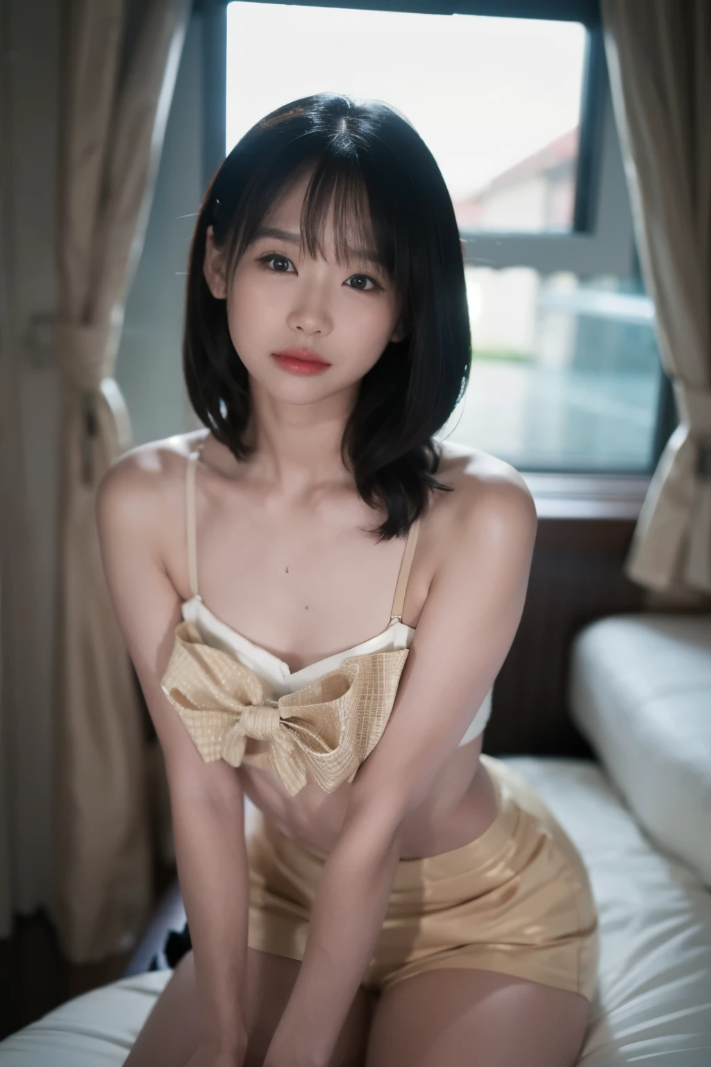 {{{masterpiece}}}, {{{highest quality}}}, {{Very detailed}}, {shape}, {{Very delicate and beautiful}},
break,{{18 year old high school girl with beautiful skin,Laughter:((Droopy eyes with visible tear bags))}},{{(Full body naked,small breasts:1.2)))}}, {{Bright room}},{{Lighting from below}},{{Sitting on a wooden chair}},{{pussy : vagina:1.2}},{no dress},{Bright room lighting}