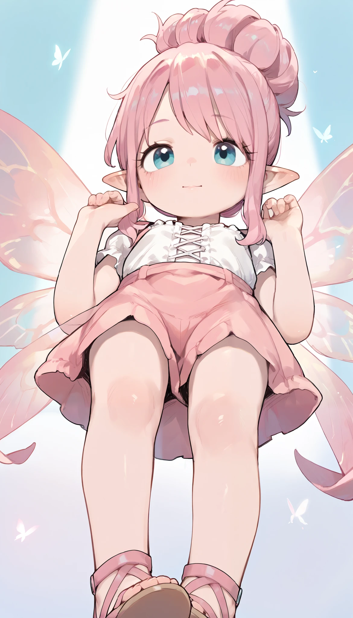 (((Completely naked:18ban)))、girl、Ocean、(((Fairy Feathers:Fairy))),Long Hair、illyasviel von einzbern,(((elementary school student)))、、,(((fullbody)))、(((Female organ)))、Nipples