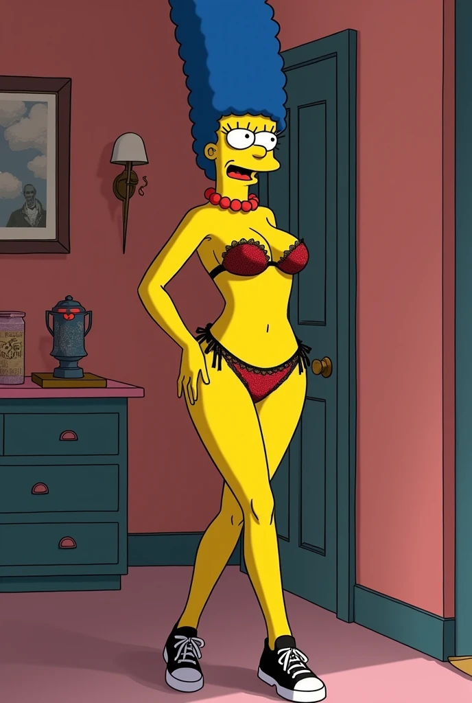 Marge simpson hot panties simpsons house
