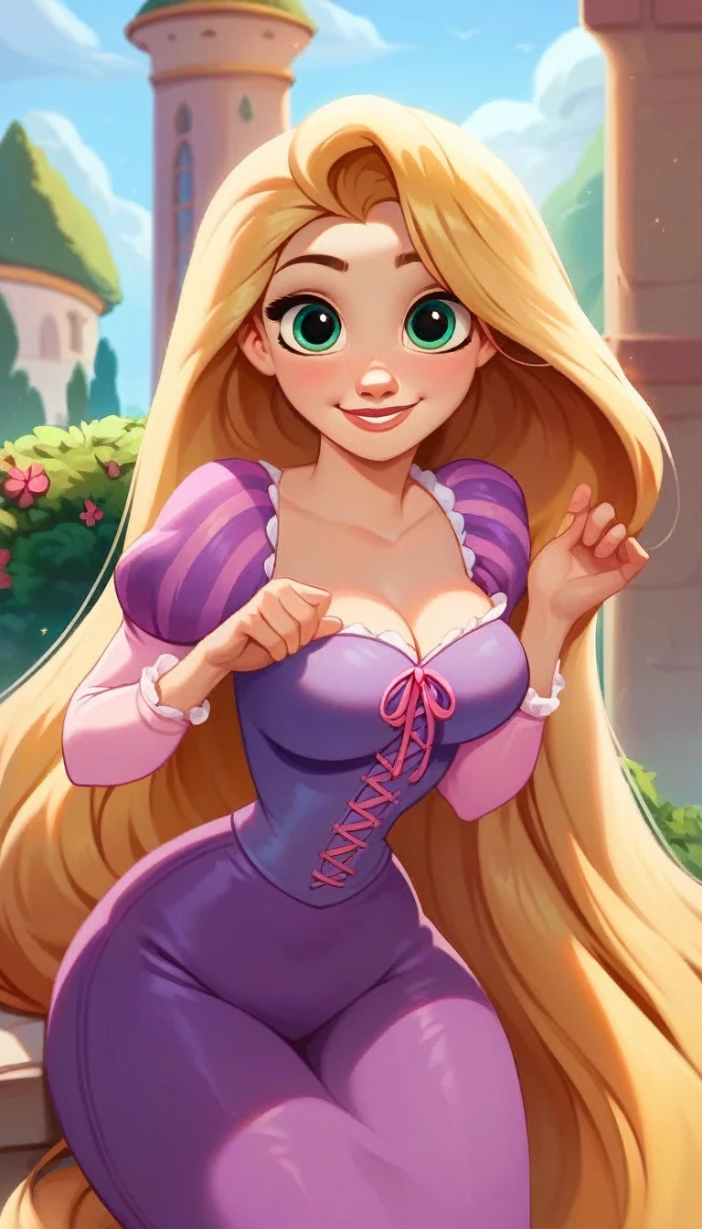 Draw Princess Rapunzel