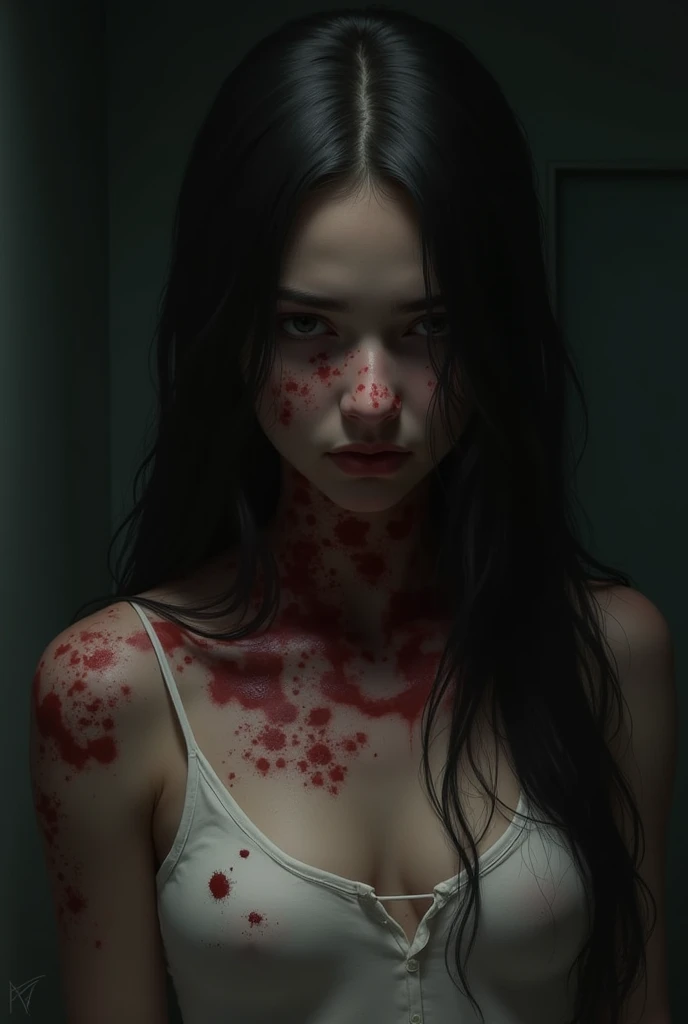 photo RAW, full color portrait, A beautiful female Zombie in her natural habitat, masterpiece, award winning photography, lighting, perfect composition, high detail, hyper realistic, even natural lighting, epic, pretty makeup, flowing hair,