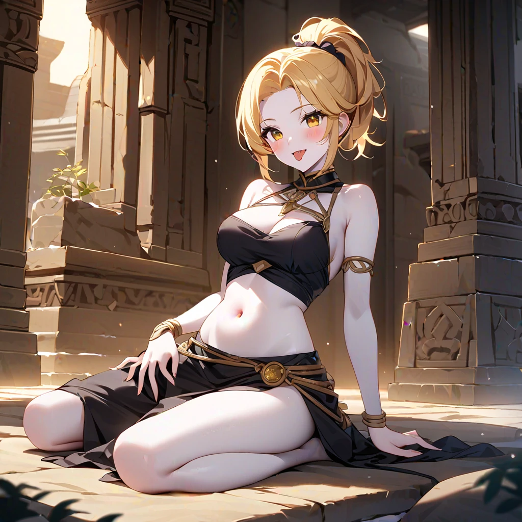 score_9, score_8_upper, score_7_upper,beautiful衣装を着たアニメのgoddessの肖像,(masterpiece, Highest quality, Highest quality, Official Art, beautiful,aesthetic:1.2),((masterpiece, Highest quality, Extremely detailed CG, unity 8k wallpaper )),Impressive visuals,装飾的なbeautifulドレスを着た女性,  Hot Topics at the CG Society, Fantasy art, ((beautifulファンタジーprincess)), 8K High Resolution, Detailed Art, 美しく優雅なprincess, beautiful天の魔術師, Very luxurious, wonderful, nice,Noble, (((goddess))), princess,Glowing Skin,Provocative face,Perfect Face,Temple Background,High resolution decoration,beautiful装飾を身に着けている, Very long eyelashes,Perfect Eyes,demeter, blonde hair, armlet, jewelry, dress, ponytail, cape