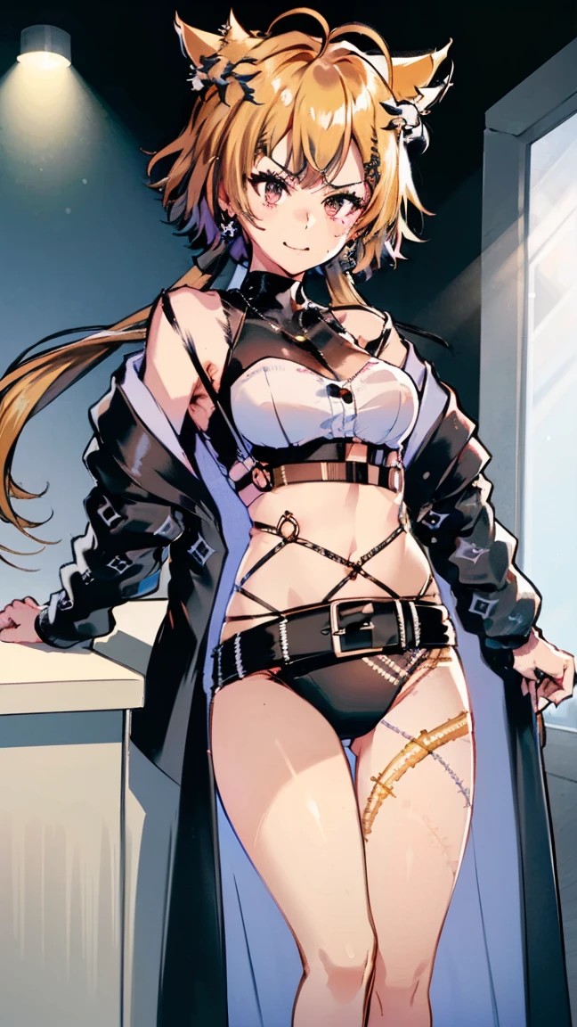 ((Little sister)), realisticlying, best qualtiy, (((((revealing breasts: 1.5)))), ((Ultra high leg underwear)), (Short coat)))), (Canine ears)))), full bodyesbian, (hot pant), (20 yrs), ((Colored tights: 1.5)), (Large breasts: 1.9)))), (Raised : 1.8))))), (((((opening legs: 1.8)