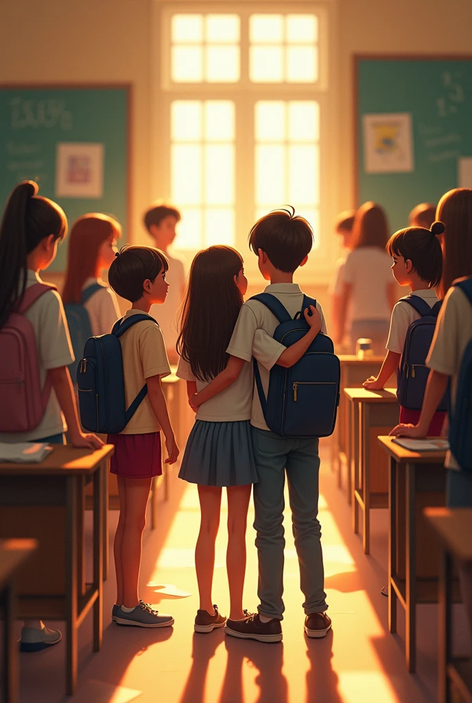 Generate a back-to-school image in Spanish 
