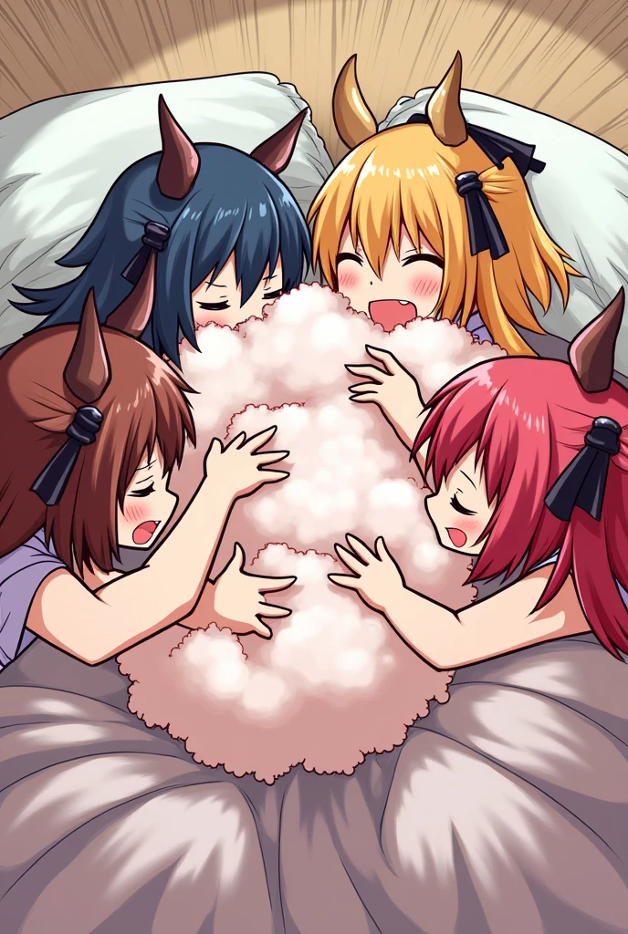 7 girls, (futanari), lesbian, yuri, masterpiece, best quality, ((black background)),
full body, multiple views, random hair,
(((reverse upright straddle/full nelson/sex from behind/standing/spread legs/fellatio/blowjob/oral sex/girl on top/penetrated from behind/guided penetration/kneeling/all fours/looking up/missionary/spooning/anvil position/bent over/prone bone/full nelson/pussy sandwich))),
character sheet, cum, dutch angle,
shiny skin/dark skin,
small breasts/medium breasts/large breasts/huge breasts,
red hair/light hair/dark hair/brown hair/green hair/blue hair/pink hair/light beige hair/light hair color/orange hair/purple hair/gray hair/blonde hair, long hair/bob cut/wavy hair/inverted bob/wolf cut/pixie cut/flipped hair/hair bun/hair rings/half updo/two side up/ow-tied long hair/pony tail/twintails/twisted hair/,
variety of hairstyles, fashionable and trendy atmosphere,
long labia, erect clitoris, huge clitoris, urethra,
thong, shrug, leotard, horn,