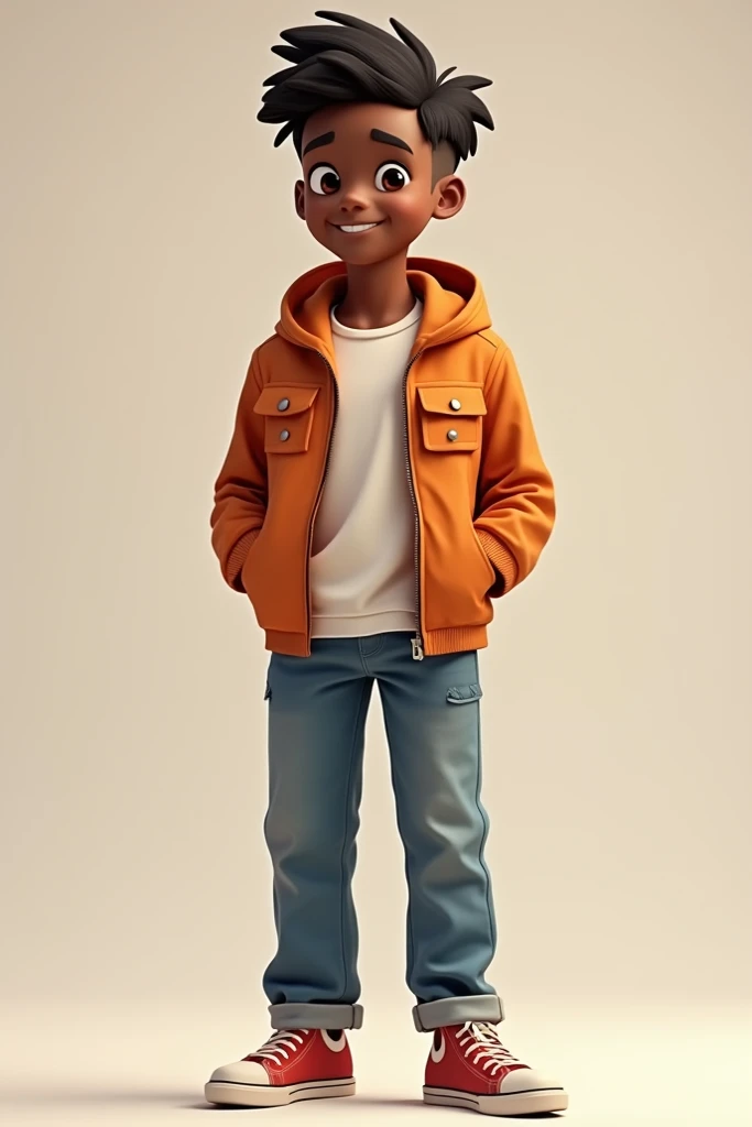15 year old black boy wearing slatter,jeans and cowboys