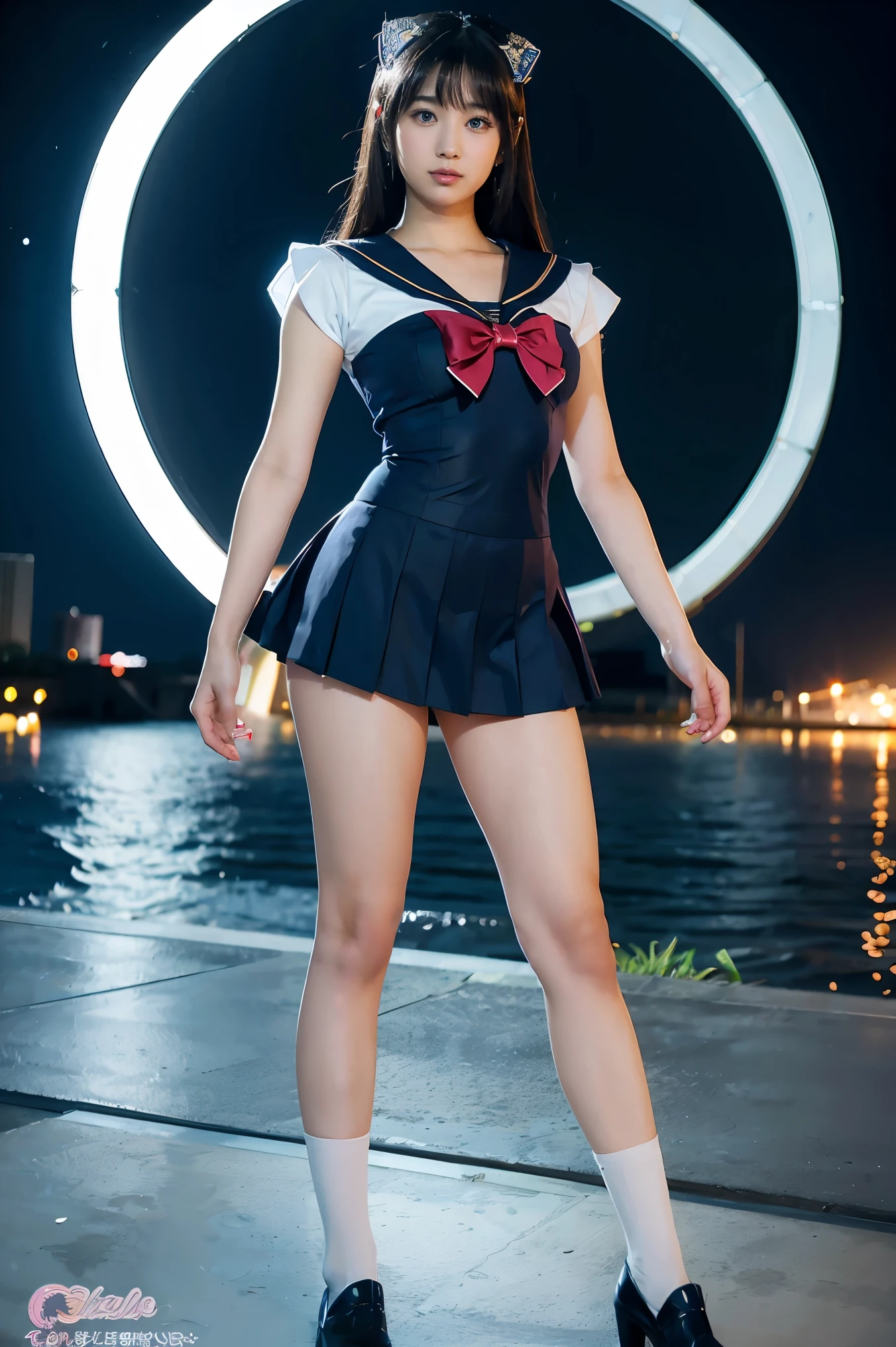 Sailor Moon, Tsukino, uniforme completo de Sailor Moon, Full body image