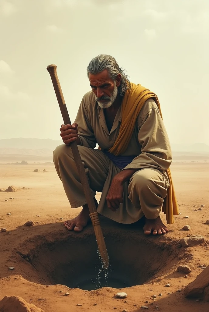 Image of nomadic man in prehistory