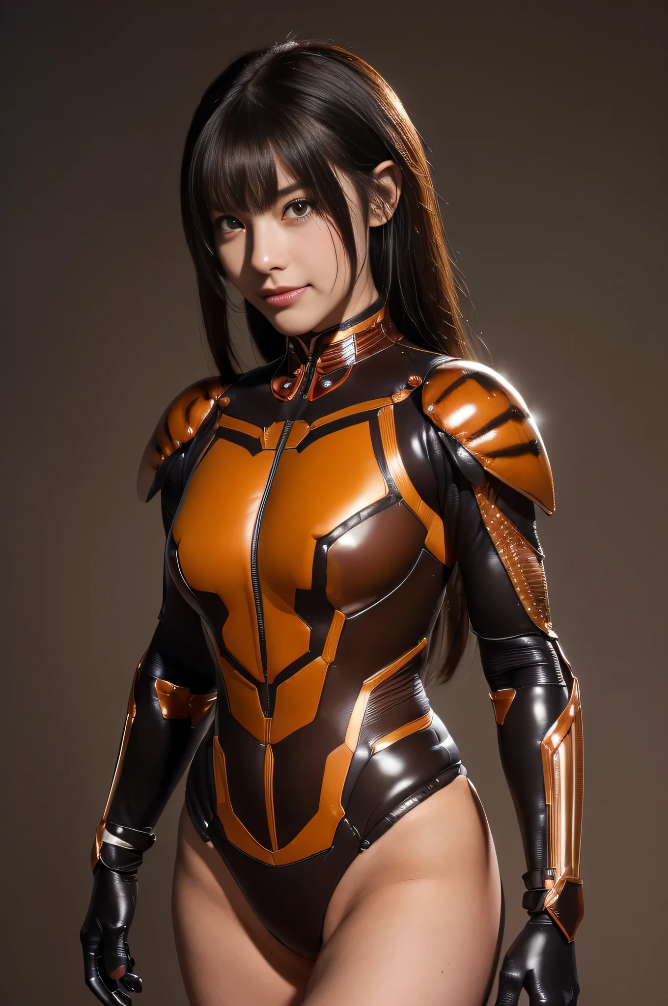 (high resolution,masterpiece,best quality,extremely detailed CG, anime, official art:1.4), realistic, photo, amazing fine details, all intricate, gloss and shiny,awesome many layers, 8k wall paper, 3d, sketch, kawaii, illustration,( solo:1.4), perfect female proportion,villainess, (fusion of dark brown cockroach and lady:1.4), (brown cockroach form lady:1.2), (brown cockroach lady:1.2), (fusion:1.2), (solo:1.4), (evil smile:1.2), muscular, abs, (cockroach brown exoskeleton bio insect suit:1.4), (cockroach brown exoskeleton bio insect armor:1.2), (brown transparency cockroach wing:1.4), (brown cockroach antennae:1.3),