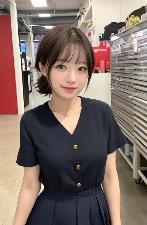 Skinny Japanese woman, 30 years old, Small build, Slit eyes, Fleeting atmosphere, Black Bob Hair, ((Thin lips)), ((Shiny Rubber Suit)), Mastepiece, Best Quality, Detailed skin, Detailed eyes, Detailed face,8K, Good anatomy, Upper body portrait
