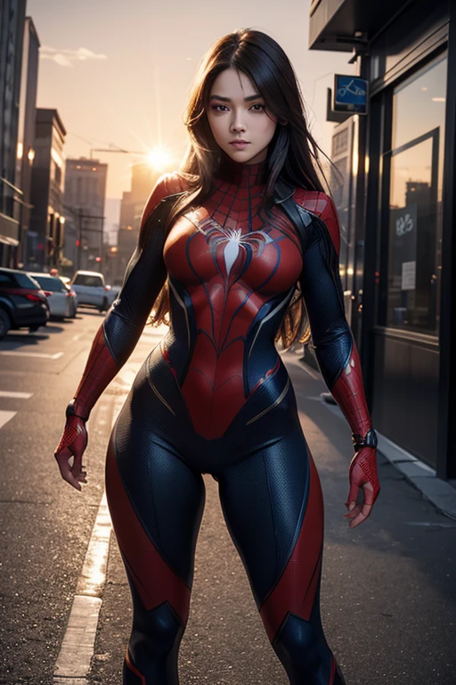 (best quality, highres, masterpiece:1.2), ultra-detailed, realistic:1.37, vivid colors, sharp focus, professional, HDR, cinemagraph.
cena cinematografica, beautiful detailed girl, Aishwarya Rai, spiderman costume, flying scene with rooftops, acrobatics, tiles on the highest buildings (vestindo spiderwoman_Cosplay_traje:1.1), in front of a sky, good hand, 4k, alta resolução, obra-prima, melhor qualidade, headpe: 1.3, ((fotografia Hasselblad)), pele finamente detalhada, foco nítido, (cinematic lighthing), noite, soft-lighting, dinamic angle, [:(rosto detalhado: 1.2): 0.2], middlebreasts, fora,