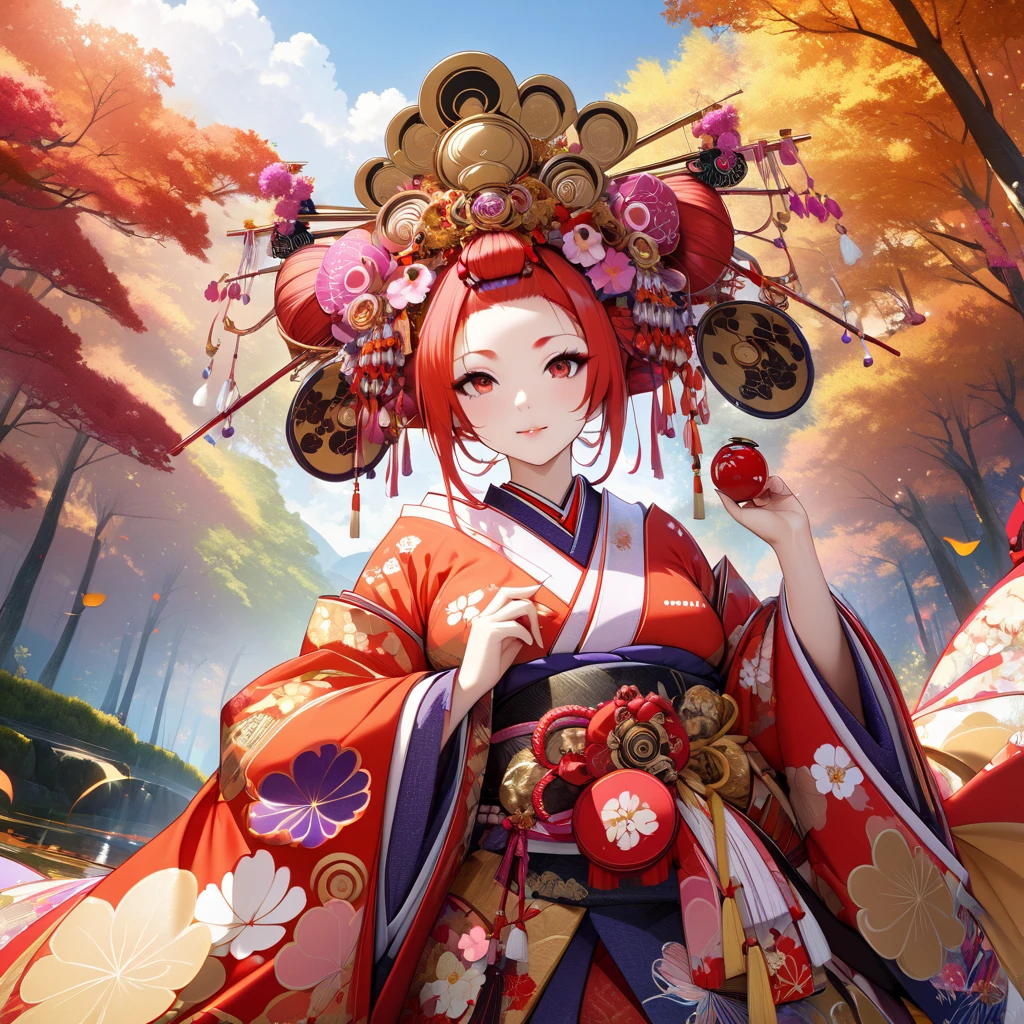 High Ranking Geisha (Super elaborate CG Unity 8K wallpapers), (masterpiece), (Highest ...