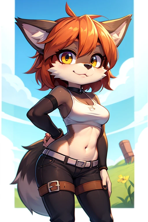 by fluff-kevlar, by Zackary911, by Kenket, by Kilinah, by fluff-kevlar, (masterpiece), (best quality), (anthro furry:1.3, snout:1.2, anthro:1.3, furry:1.2, solo female:1.2), (extremely detailed:1.3), (extremely detailed eyes), (extremely detailed hands), (extremely detailed mouth), (athletic figure, lithe figure), (slim body), (small breasts), (small thighs), (small butt), casual clothing, modern clothing, (jogging, perfect posture, happy expression), short hair, black hair, Siberian husky, blue eye color,