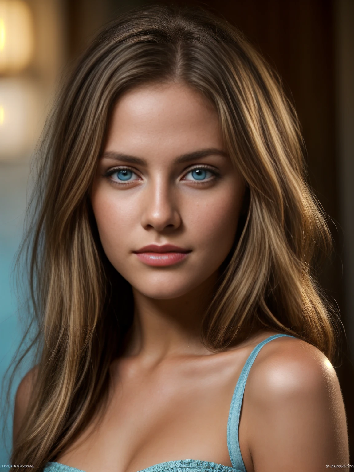 High Quality, Best Quality, Photorealistic, Raw Photo, Realistic, Ultra Real 8K CG, Ultra Detail, High Definition, Masterpiece, 1 Girl, 18 yrs ols, Female Beautiful Face, Soft Face, Elegant, Long Hair, Blue Eyes, Light Blue Eyes, Close Up, Intricate Details, Detailed Textures, Fine Details, Front Face , female natural body, sexy, very beautiful young female face,