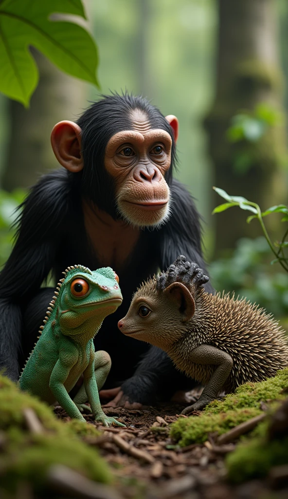 Crie uma imagem de um macaco esperto --auto