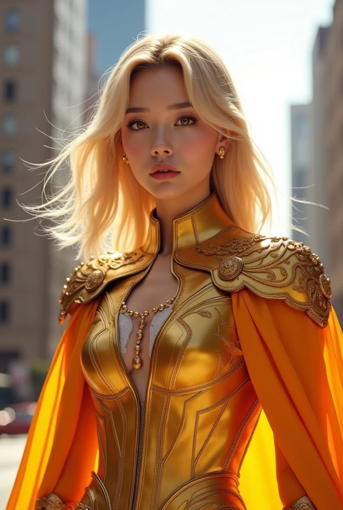 (((1girl in))) Ultra realistic ultra detailed photo of photorealistic shaka of beautiful girl on background of Greek ruins, Tattered Virgo Gold Half Armor, Long Blond Hair, Blue eyes, Dynamic Pose, detailed symmetrical beautiful hazel eyes, Detailed gorgeous face, 30-megapixel, 4K, Canon EOS 5D Mark IV DSLR, 85mm lens, Sharp Focus, Intricately detailed, long exposure time, F/8, ISO 100, Shutter Speed 1/125, Diffuse backlight, award - winning photo, Facing Camera, Look into the camera, Monovision, perfect contrast, High Sharpness, Facial symmetry, depth of fields, ultra hi definition photo, 光线追踪, Global Illumination, TanvirTamim, Smooth, Ultra high definition, 8K, unreal enginee 5, Ultra Sharp Focus, award - winning photo, Trending on ArtStation