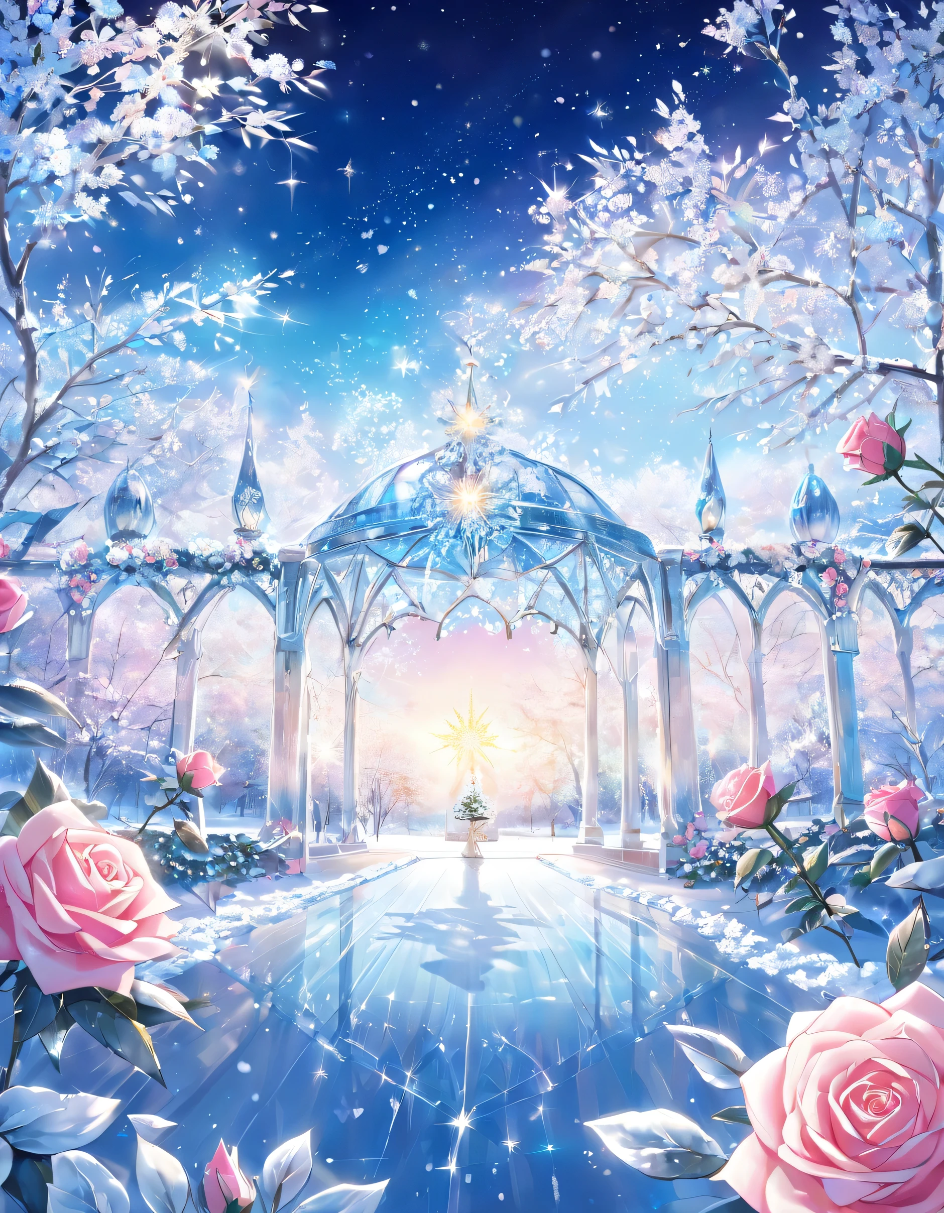 Ice Rose and Shining Star々Scenery of
