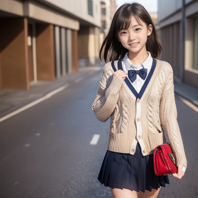 (((Japanese female elementary school student)))(10 year old girl) ((((10 year old girlが一人、solo)))) whole body写真 Full Shot Short Hair A low ponytail whole body Thighs Innocent A gentle gaze Long sleeve Winter clothes A bright and sparkling smile Tulle skirt Long coat cute (Kind eyes) garden flower bed Shot from between the legs Spread your legs Spread your legs Raise your arms up