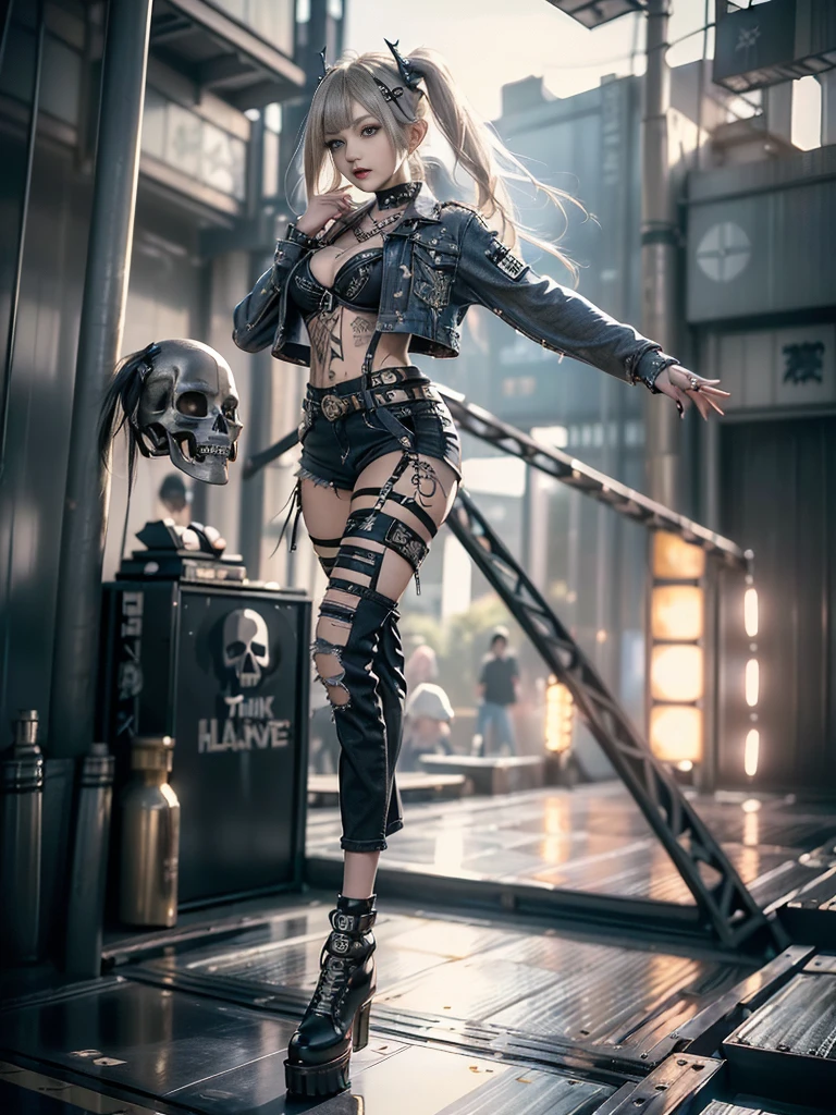Fantasy cyberpunk world,1 Mechanical Miracle,Robots defend world order;Samurai mechanical armor,Equip transparent weapons,Streamlined black and red design,wearing in black cloak,A big part of a 1-person robot,Art of the highest quality,8K ultra-high resolution,动态照明,cinematic splendor,Vibrant colors,Wearing a cyberpunk space helmet,Luminous mechanical protective mask,Future high-tech tactical helmet,Steel Mechanical Armor