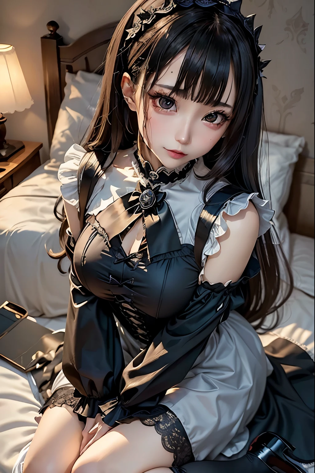 Hard Dark Gothic Makeup、Black dark eyeshadow、sad、Good skin radiance、Dark Gothicメイク、Dark smile、palace、The beauty of fragrance、24-years-old、Expression of intense sexual pleasure、Embarrassed look、Dark Gothic、Highest quality、Expression of sexual pleasure without pain、Drunk face、Purple maid outfit、Mysterious、noble、sexly、Loving smile、Twin tail hair、Right blue eye、Left eye is red、Super tempting pose、Platform Heel Shoes、Heavy makeup、Gothic ta clothes、Silver Hair、Long Hair Straight Hair、Cute Gothic Loliress、Beautiful Face、elegant features、Attractive face、Stained glass background、Chest glistening with sweat、The room is dark、goth long dress、Bell Sleeves、Wizard Sleeve、Decadent look、Sexually excited expression、Glossy thighs wet with water、Thighs that are wet and shiny with oil、Background of a room full of roses、sad expression、Rose Maiden、The embroidery is pink、The dress has pink embroidery.、Thigh-high socks、Knee-high socks、Gentle expression、Dark black eyeshadow、Stained glass and rose background、thighs are a little thin、Female Duo、Female couple、dark church background、Stained glass、Black metal world、Dark Castle、Dark Room、Slender body、gothic long dress、Victorian dress、Small breasts、Hold the wine in your right hand、Hold the lantern in your left hand、pantyhose、The bed is covered with roses、Her thighs are shining with sweat、My body is wet and shiny、Lots of glitter on the thighs、sweating、My thighs are sticky from sweating、Sweat glistening on my thighs、The whole body is sweaty and shiny、I sweated a lot.、My thighs are sweaty、Wet thighy thighs are shining with sweat、A lot of sweat glistening all over the body、Slender body、Put your head on the pillow、Sleeping on a bed、Beautiful legs、Legs stretched straight、Lie down in bed、Lie on your back in bed、Thin legs、hold a candle、