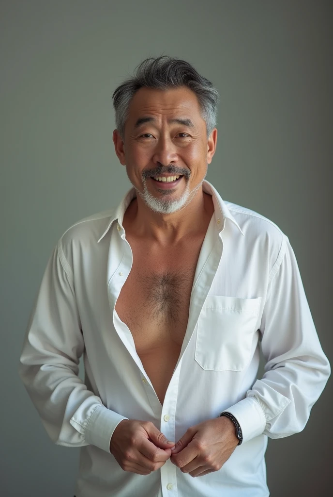 Asian man with beard