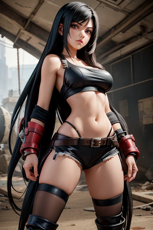 Tifa Lockhart Shackled to the guillotine Excessive amount of semen Spanking