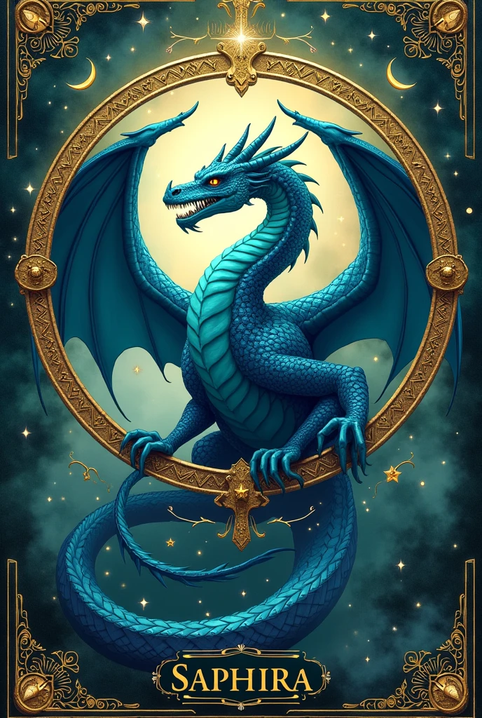 One dragon with open wings. Great detail. Centered image.