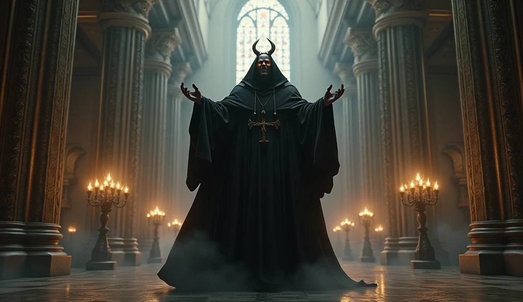 Son of Satan during black magic ritual.