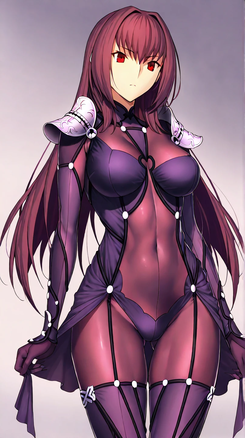 high resolution, masterpiece, necessary, detail, best quality, quality, necessary, tall details, High details, Precise

 1girl, alone, linda,  Costume, ufotable style, ufotable anime

Scathach, scathach Fate Grand Order, fate,  Fate Grand Order, long hair, tight suit red, eyes