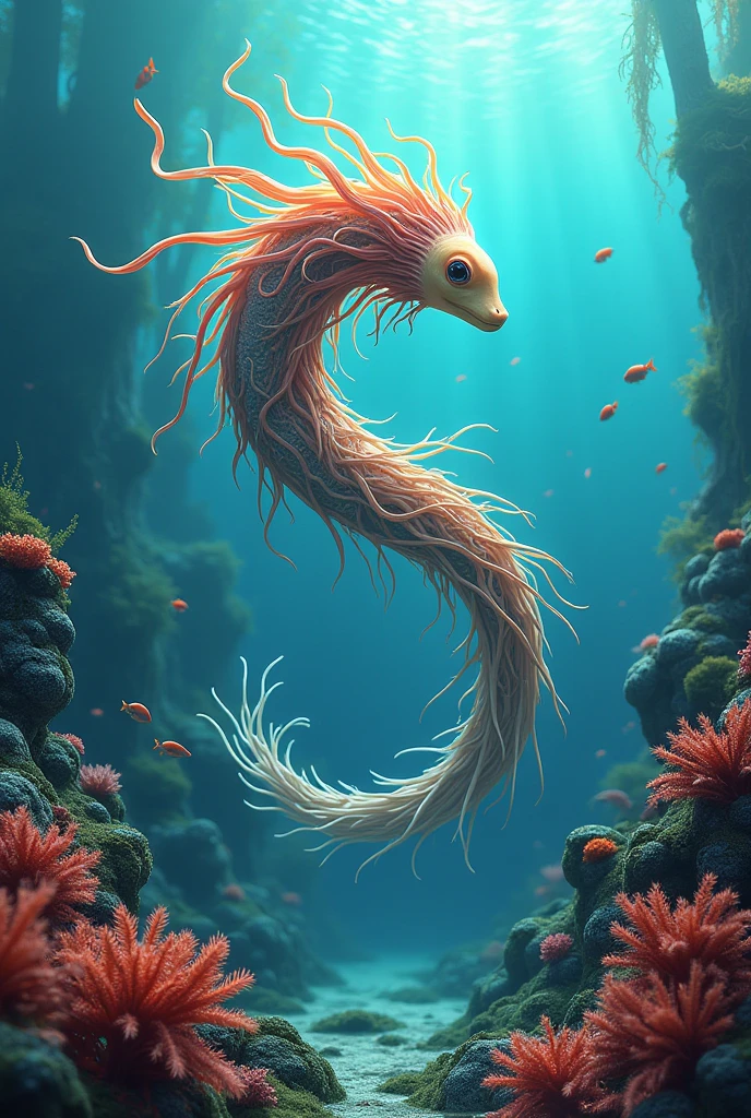 Picture of a sea creature with a pearl