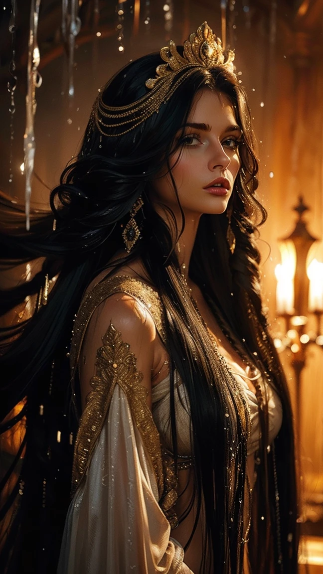 Beautiful goddess of death