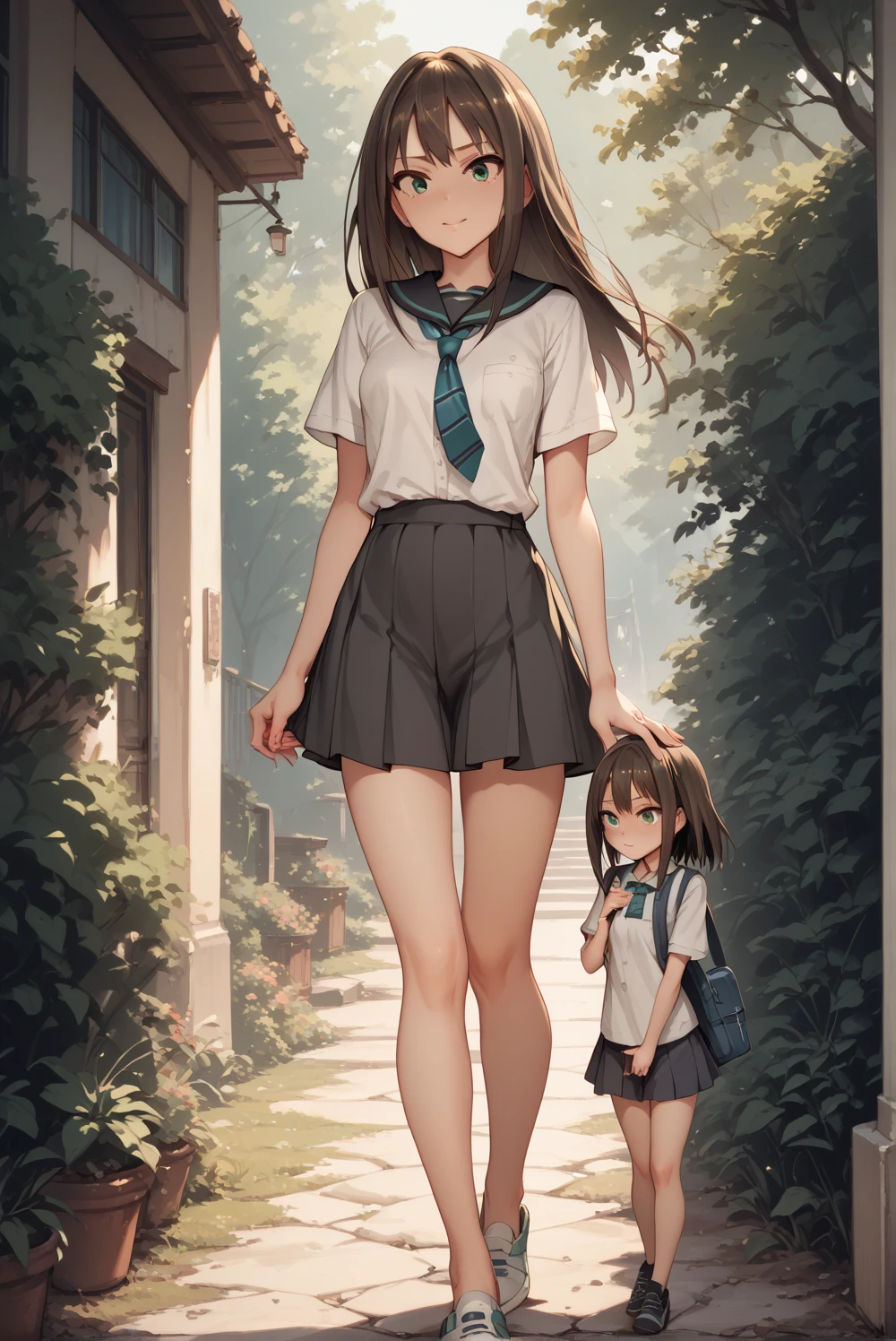 ((Shibuya-Rin)),size difference,