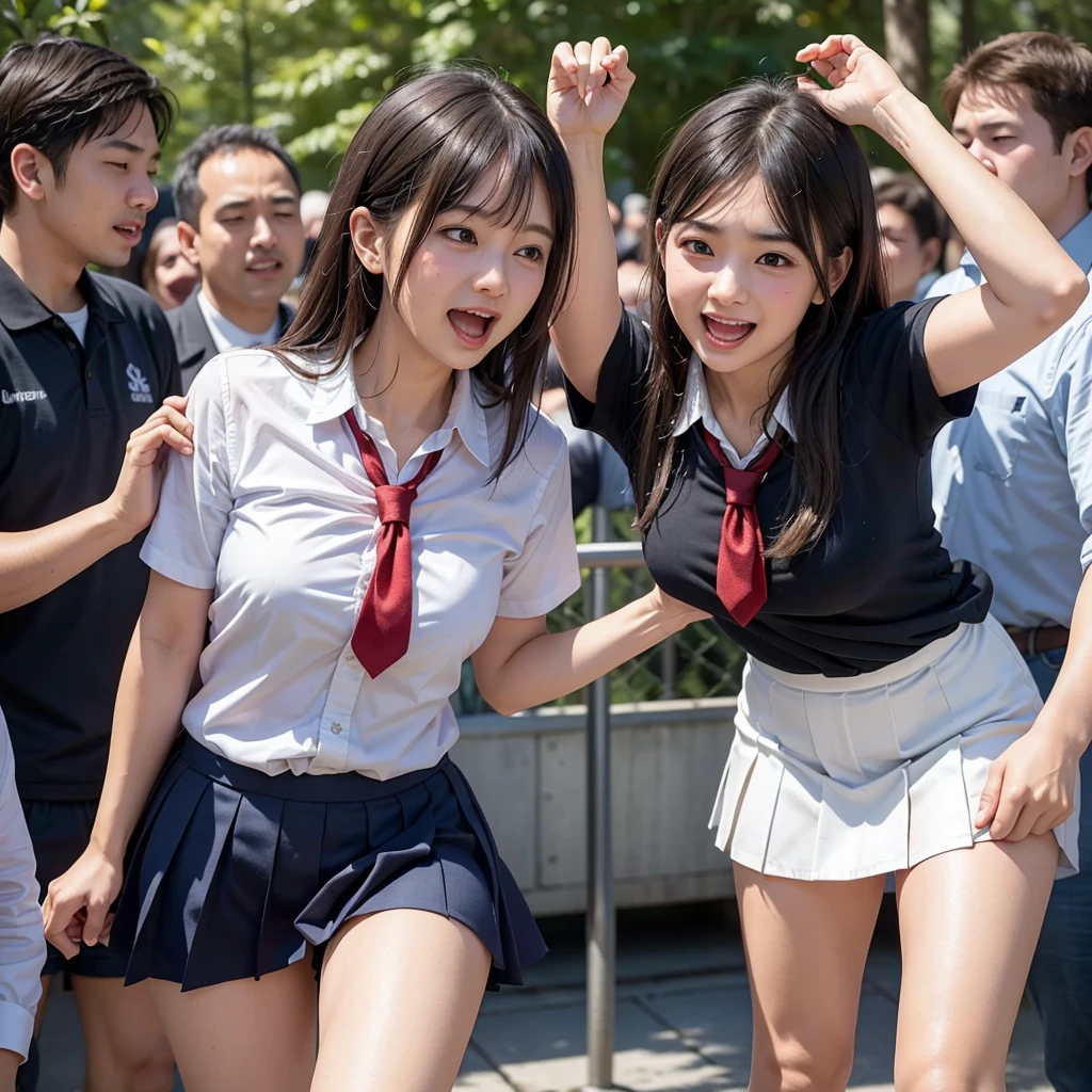 Girl being hit、A 30-year-old Japanese girl in camouflage、Girl being sexually harassed by a guy、whole body、A girl surrounded by five naked boys、Crying girl、Small breasts、Small breasts、A girl is hugged by a man from the front、A girl is hugged from behind by a man、Beautiful legs、Screaming Woman