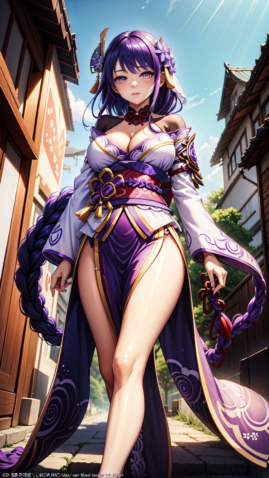 4k,obra-prima, melhor qualidade, highres, 1cyber girl, cabelo longo, middlebreasts, vestido futurista, de lado, looking behind, parte superior do corpo, parcialmente imerso, rosa, east asian east asian architecture,