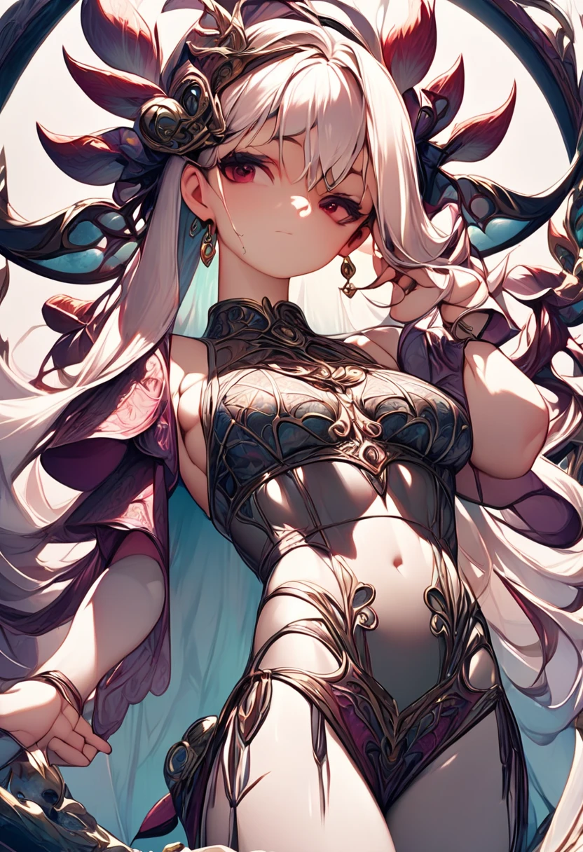 ((Best quality)), ((masterpiece)), (detailed), snake girl