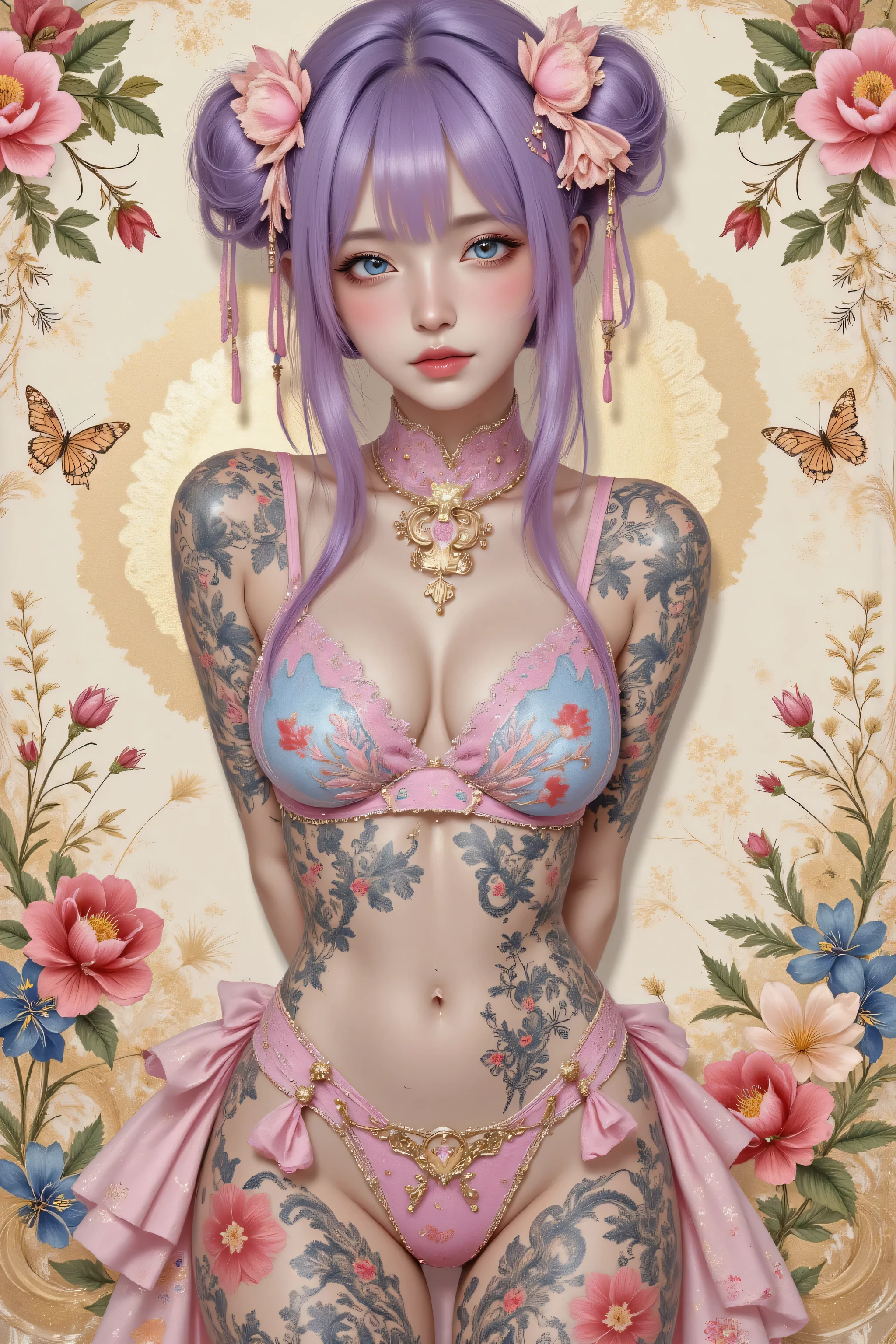 {{{{{16k}}}}}, {{{{{The immorality of watching the process of transforming a pure girl loved by everyone into her facial rank and tits rose to the SSS rank of top-notch pretty japanese actresses, getting more her tattoos increase and the lines of her breasts become clearer with deep cleavage, She is laid on an coffin of flowers bouquets of flowers are stabbed all over her body and her body becomes more curvy her tits more erect as they float above her and she is turned into a cutesy flower arrangements, She knows that if she sleeps she will lose her life but she cannot stop her sleep her eyelids grow heavy and the moment she is fully asleep the flower glows absorbs her life blooms more cutely and transforms her corpse into something lovely and capable of eternal necrophilia, Each time she was necrophiliac her tattoos increased the tattoos her waist and underbust became thinner, her breasts become even larger and deeper with cleavage, her skin is changed to be smoother, Her hair is replaced by a bang long glossy very Straight hair, Everything about her became one with the flowers so that her nipples and cunt were stained with flower tattoos her straight hair hung out like flower vines and her tits bore like the fruit of a flower her nipples are raised as large as buds, She is fitted with a heart collar that puts people into eternal sleep which transforms her into a cute once-in-a-millennium narcotic hallucinogenic flower arrangement that becomes her too-cute corpse}}}}},{{Extremely detailed}},{{{{{integrated her head pure small, Enchanting Too thick and erotic lips, Her thickened lips shimmer with luster}}}}},{{{{{Her tattoos spread all over her body with hallucinations, She is tattooed with lewd flowers on her neck, arms, lower abdomen, thighs, Flower piercings are attached all over her body}}}}}