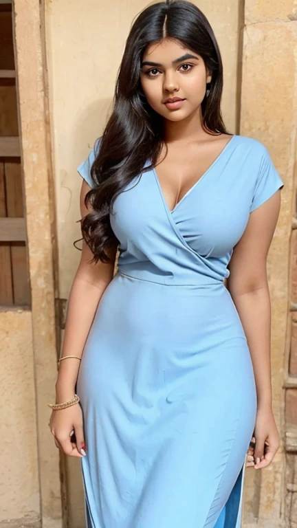 Eleanor  is a beautiful 18 year old Indian with fair blemishless skin, thick black hair, full red lips. Her face is round with nice dimpled cheeks, at 5'5" height she is slim and curvy. (Her small breasts were round and firm, her waist is narrow,),wearing a tight salwar kameez,