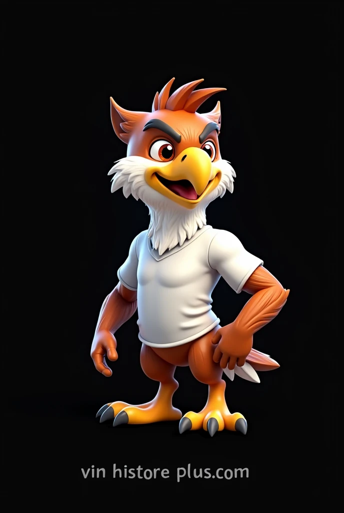 male, bird, Torchic, background, (cinematic lighting:1.1), (perfect focus:1.1), 8k hd, (detailed eyes:1.2),depth of field, bokeh, subsurface scattering, perfect breasts, wide ,((wearing a black jacket with the "LWH" logo on the back and front of the jacket)),bright colors, (furry detail:1.3),detailed background, realistic, photorealistic, ultra realistic,(Roblox mountain next to a river with many fish and vegetation ),realistic, photorealistic ,smile cute,(fluffy:1.3), furry, buff, (realistic fur:1.1), (extreme fur detail:1.2),((light orange fur)),(Black pupil, brown eyes,pixar style eyes),Torchic tail,3d pixar legs, with pectorals,brighter colors,Skinny body.