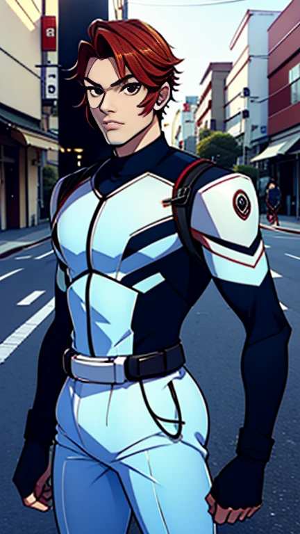 Backstreets,    Japanese ,  Beautiful young handsome man with a cool handsome face  ,  Glowing Kamen Rider Suit    , 18 years old,    Toned and Muscular   , Tall, 