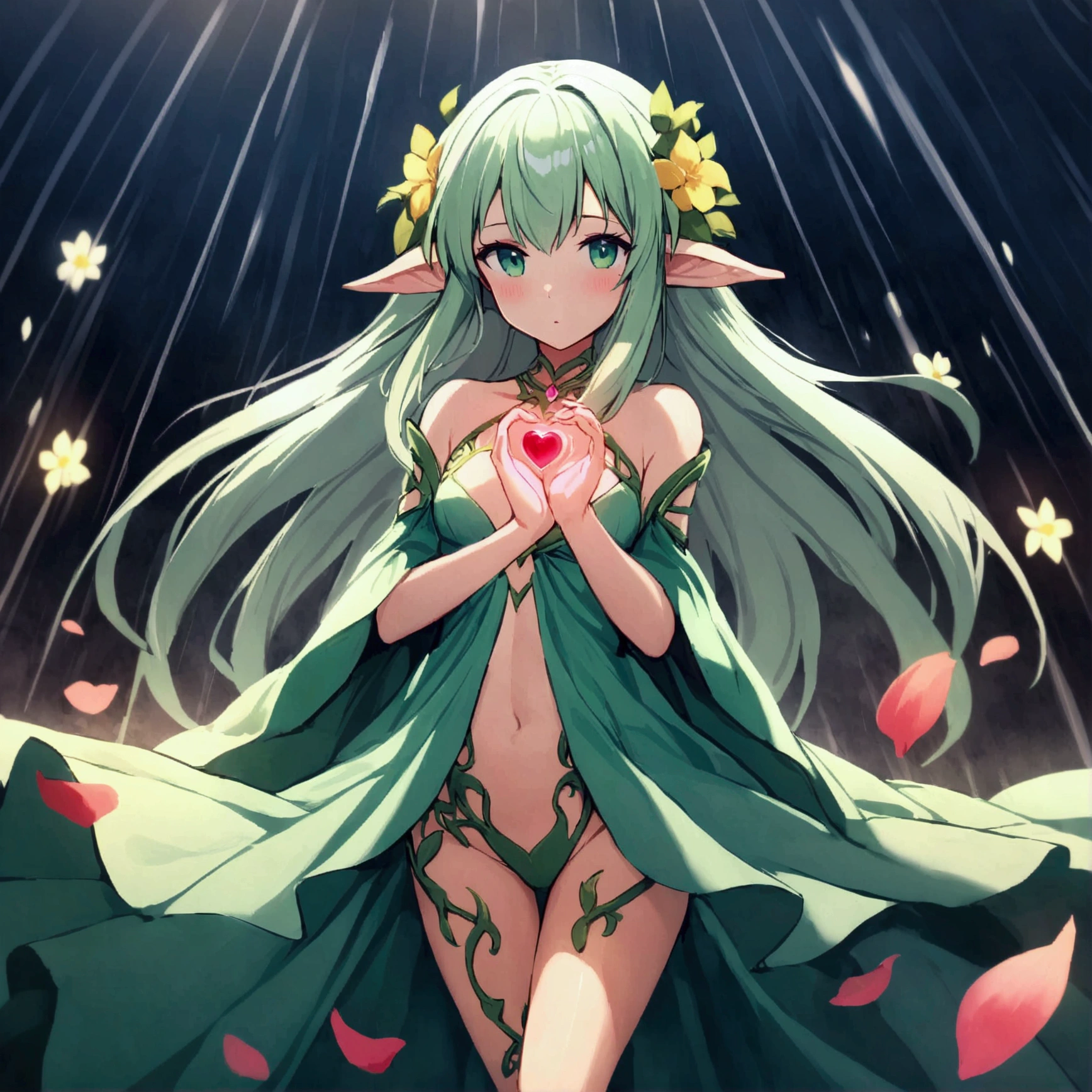 (I look up at the girls from the ground.)、(The girls who surrounded me and hugged me)、((Emotionless, blank eyes、Expressionless)), (Magic Warrior)、(FINAL FANTASY 6_Tina)、low length、(thin)、((5 years old girl))、(Transparent fair skin), (((child girl)))、Wavy、(Green Hair)、ponytail、Purple scrunchie、((Forehead))、Big eyes、Grey Eyes、purple shoulder armor protector, (Red leotard)、A transparent light purple cloth is wrapped around her waist.、red wristbands、(covered nipples), ((Angle from below1.5)), Covered navel、(Thighs), crotch、(Red Armor Boots)、(Angle from the bottom of the girl), ((A boy lying at her feet exposing his crotch)), (at a research facility)、((Colorful balls of light appear all around))、((Cast magic on the penis))、(The whole body is enveloped in a pink aura.)、(((penis))), (((eject cum))),