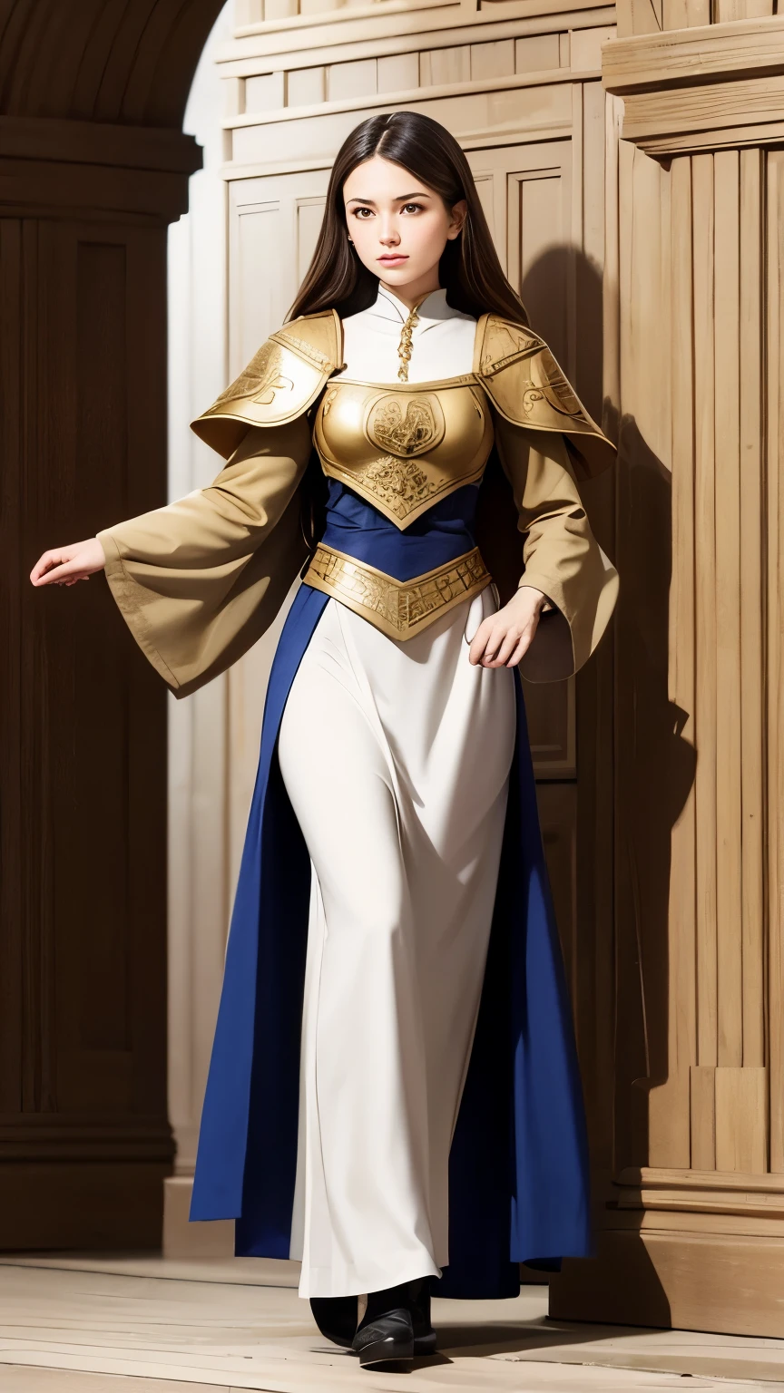 full body shot, Medieval Europe, Female General